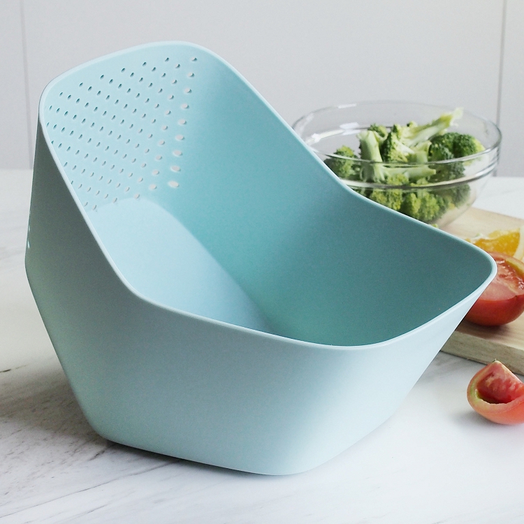 In one multi-functional filter basket basket drop water multipurpose xiancai basins fruits and vegetables, food grade PP plastic